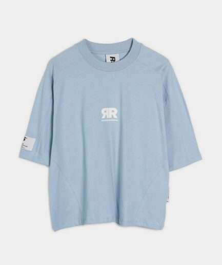 remera boxy celeste